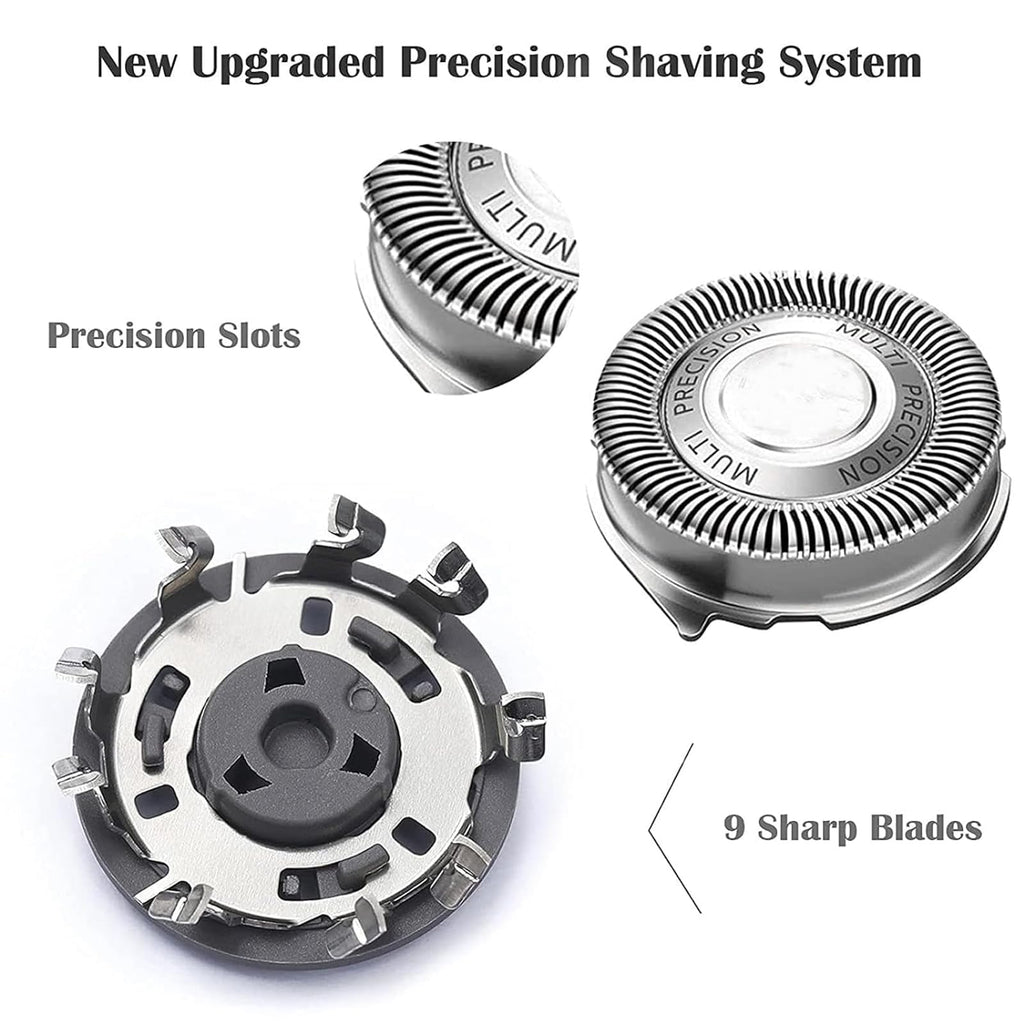 Suleto Replacement Head Compatible with Philips Series 5000 Shavers, SH50/52 Replacement Head Series 5000 Shaving Blade for Electric Razor Series 5000 5300 5100 S5210 S5205 S5074 S5590 Shaver AT790/40
