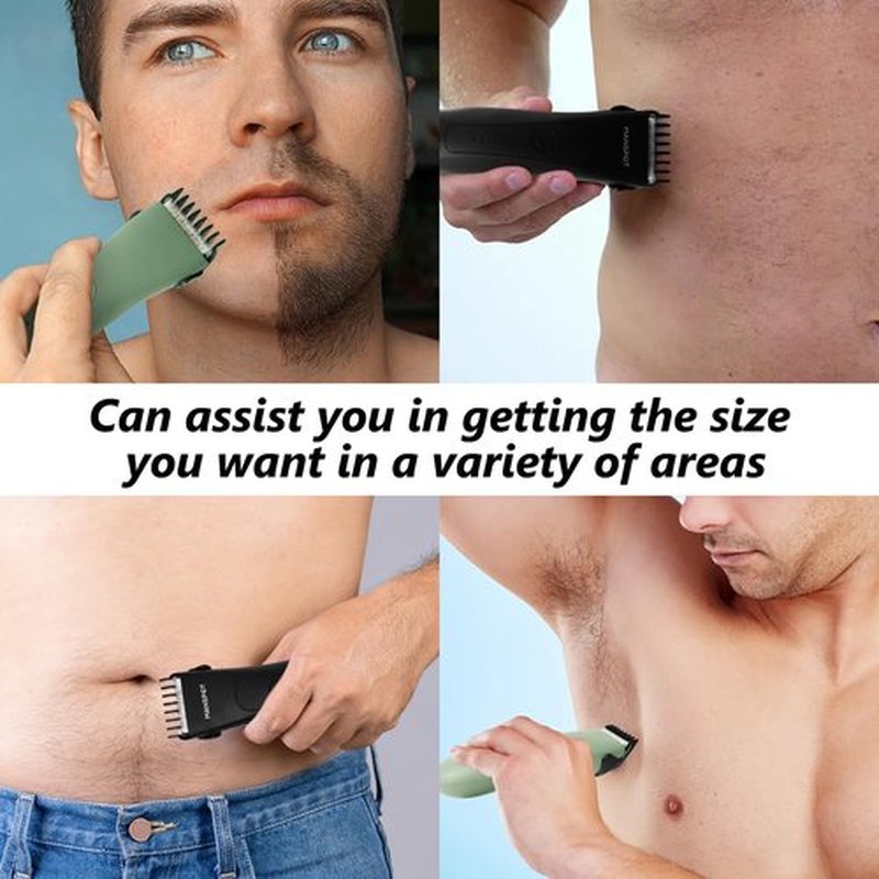 Hair Clipper Guards Guides 8pcs 0.02inch to 0.5Inch(0.5mm-12mm) Fits For Manspot Body Trimmer,Meridian Ball Trimmer Clipper Guard,8 Pack Black