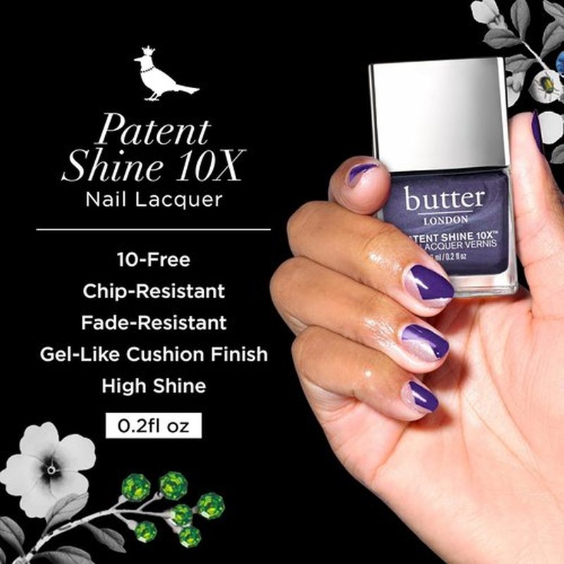 butter LONDON Nail Lacquer | House of Amethyst - Gel-Like Finish, Chip-Resistant & Strengthening - Vegan & Cruelty-Free