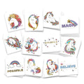 Unicorn Temporary Tattoos/Safe Non-Toxic/Pre-Cut Easy to Share/Party Favors/With Gold Sparkles/USA Company/FDA Compliant (Unicorn 36pk)