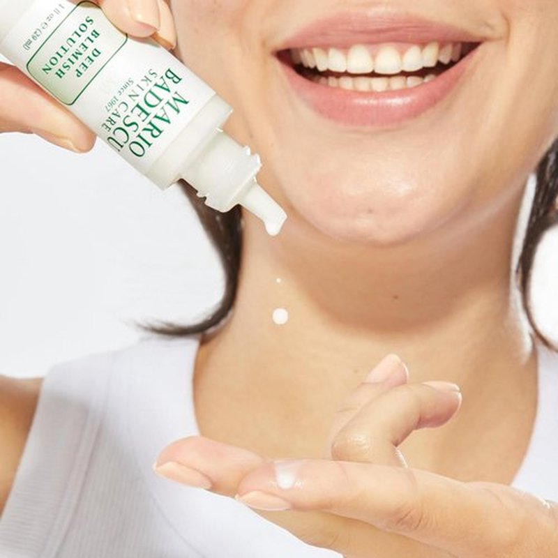 Mario Badescu Deep Blemish Solution - Potent Spot Treatment Serum with Zinc Oxide & Niacinamide for Large Blemishes