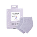 VOESH Moisturizing Heel Socks - Ultra-Soft Spa Socks for Your Foot Care Routine, K-Beauty Korean Skincare - Latex-Free Gel Lining is Activated by Body Heat to Lock in Moisture - Purple