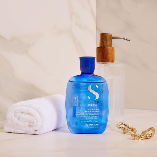 Alfaparf Milano Semi Di Lino Volume Shampoo - Sulfate-Free Formula for Fine Hair | Adds Intense Volume & Thickness
