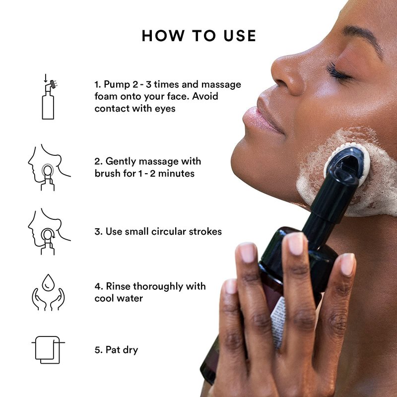 WOW Skin Science Foaming Facial Cleanser - Unisex, Plant-Powered Ingredients, Sulfate-Free, Paraben-Free, 16 oz