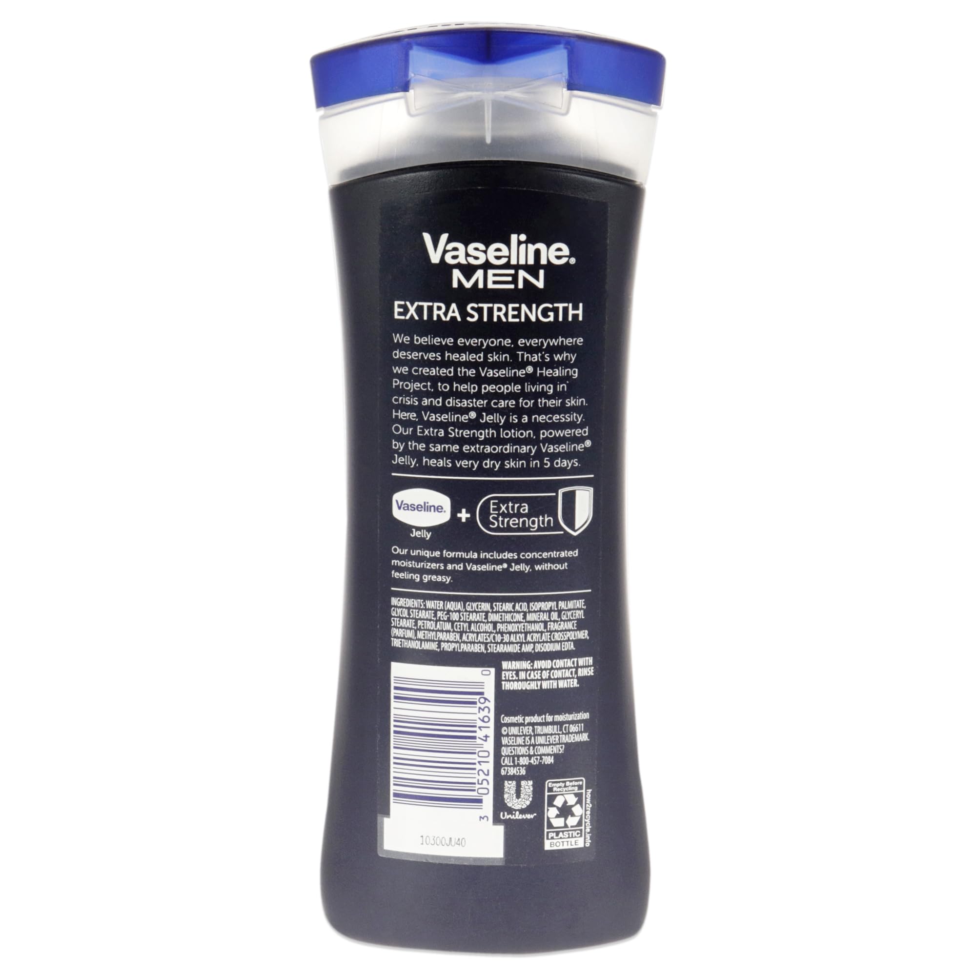 Vaseline Mens Extra Strength Lotion 10 Ounce (295ml) (2 Pack)