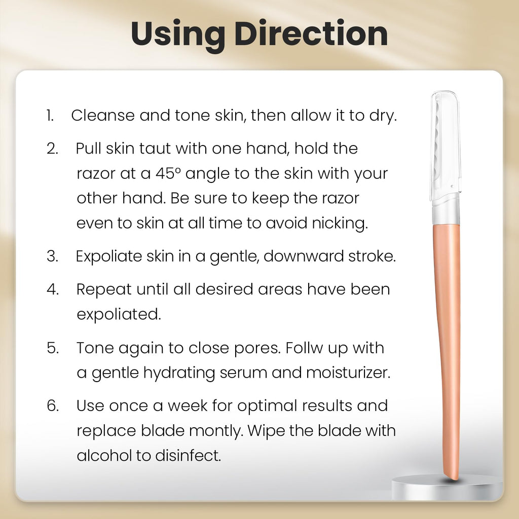 COSYLIFE Dermaplane Razor for Women Face