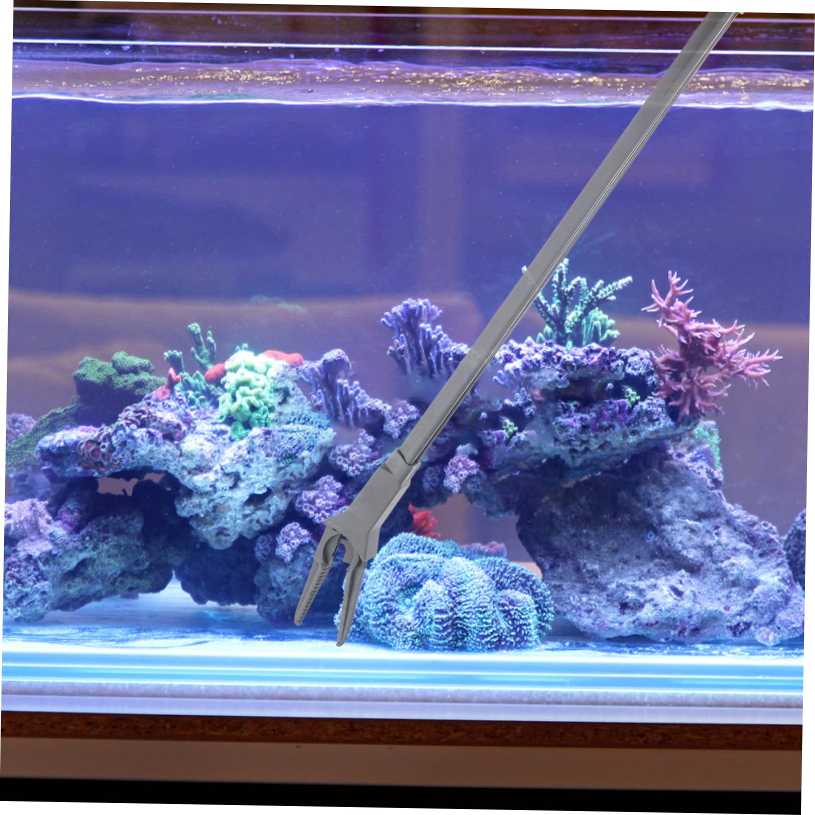 IMIKEYA Long Aquarium Tongs - 20 Inch Plastic Tweezers for Easy Plant Maintenance and Fish Feeding - Ideal Aquarium Grabber Tool for Freshwater and Saltwater Tanks