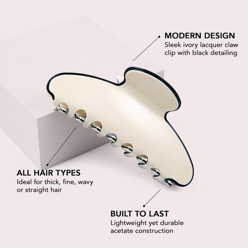 The Hair Edit Couture Clip, Stylish Hair Clip For Women, Durable Lightweight Hair Clip for Thick or Fine Hair, Cute Hair Accessory for Styling & Everyday Wear, Chic Claw Clips for Women