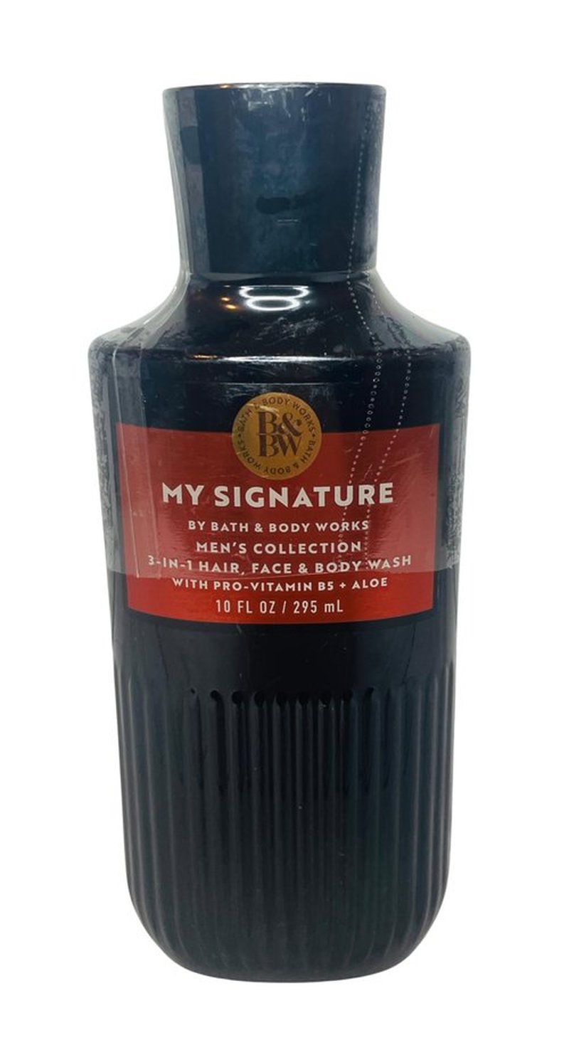 Bath & Body Works Men's My Signature Fragrance 3-in-1 Hair, Face & Body Wash 10 Ounce