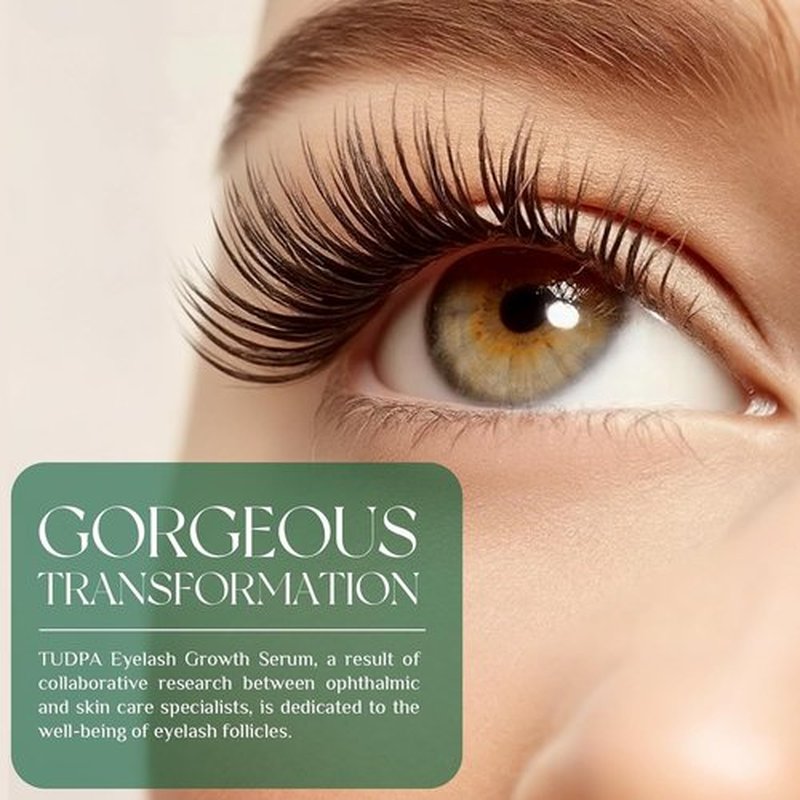 Skiennix Eyelash Growth Serum - Enhance Length, Density & Strength | Vegan & Cruelty-Free, 3mL (2-Month Supply)