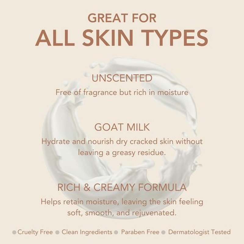 Dionis Goat Milk Unscented Body Lotion Refill Pouch 16.9 oz (Pack of 1)