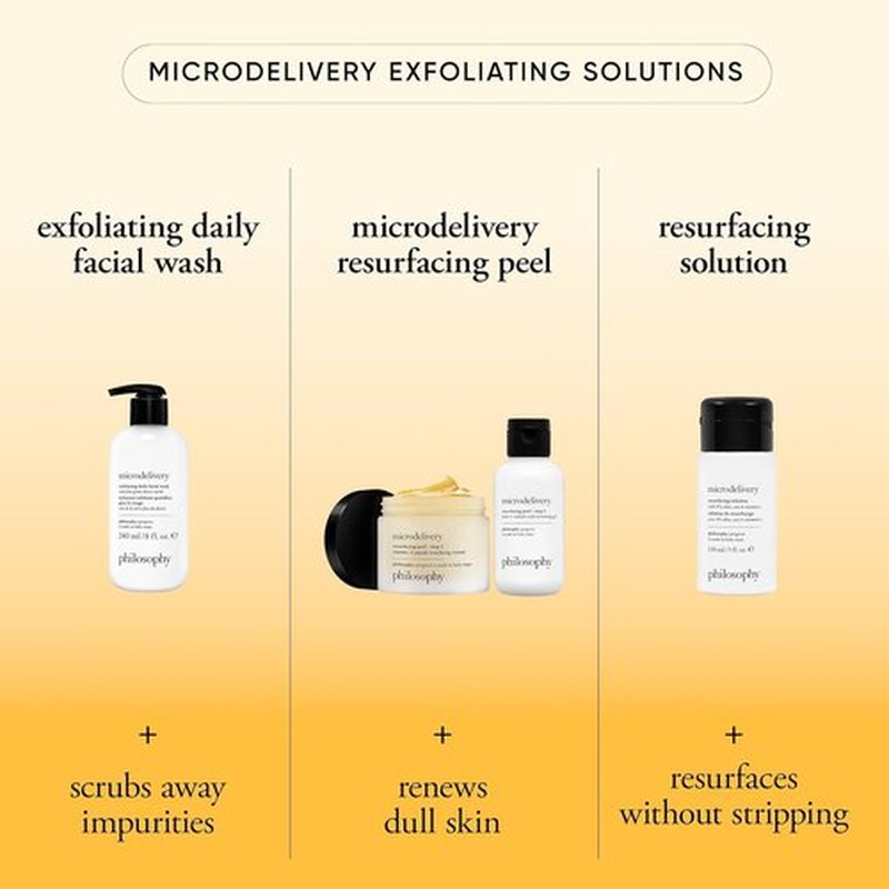 Philosophy Microdelivery Exfoliating Facial Wash - Gentle Amino Acids & Fine Grain Desert Earth - 8 oz