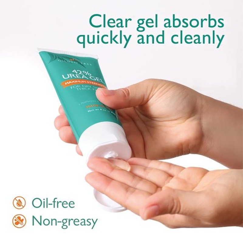 GILDEN TREE Urea Gel 42% - Maximum Strength Treatment for Softening Cracked Heels & Thick Toenails