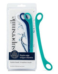 Supersmile Tongue Cleaner - Ergonomic Reusable Tongue Scraper, 3 Count for Fresh Breath