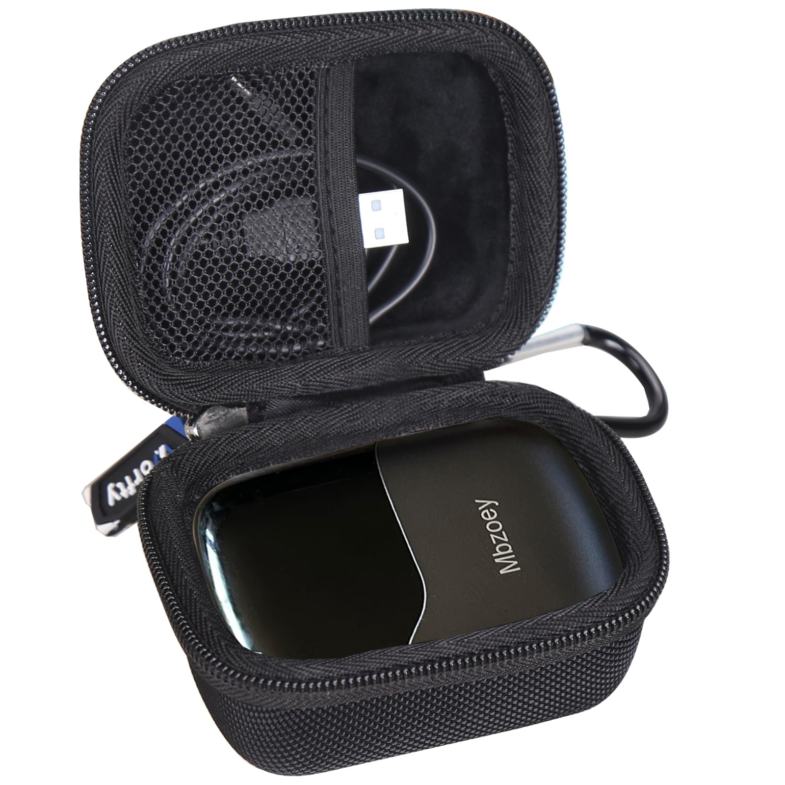 Shavers Case for Mbzoey Electric Foil Shavers for Men: Mini Electric Razor for Face - Hard Protective Travel Carrying Storage Bag (Black)