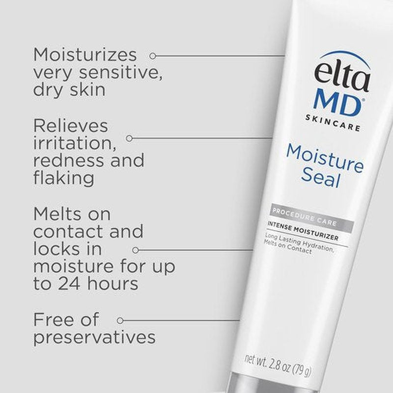 EltaMD Moisture Seal - Intense Hydrating Occlusive Moisturizer for Dry Skin - 2.8 oz Tube
