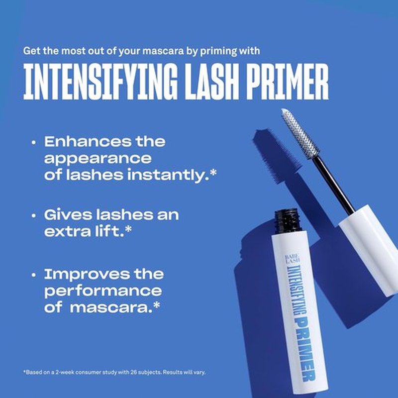 Babe Original Intensifying Lash Primer & Mascara Mask - Nourish & Boost Volume with Peptides, 0.5 oz