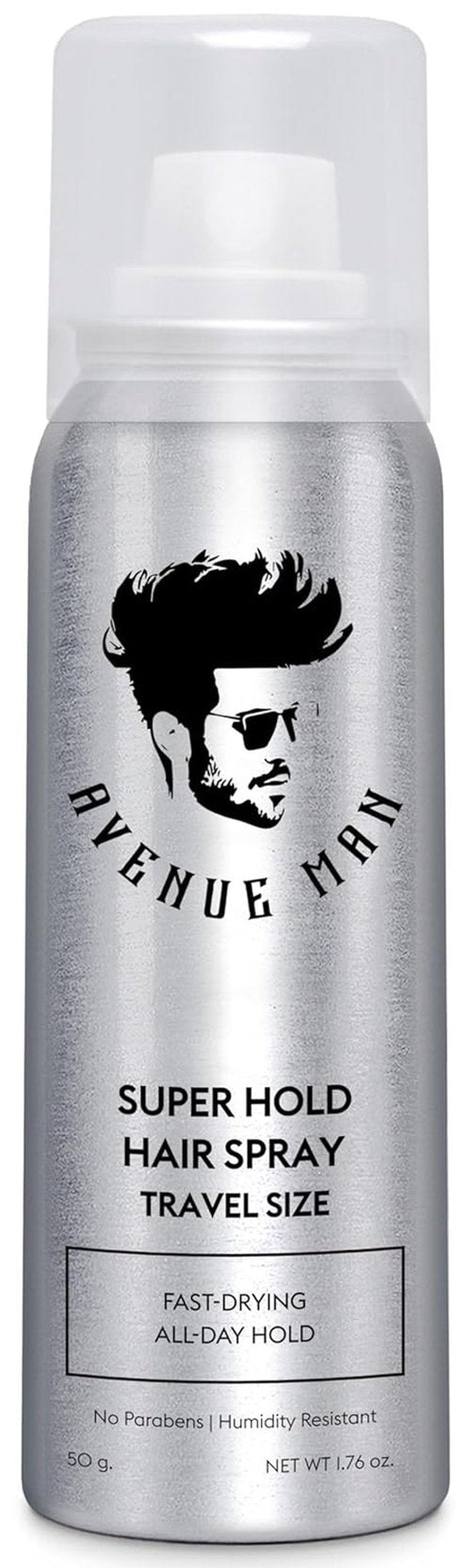 Avenue Man Super Hold Hairspray for Men - Travel Size for Long-Lasting Control | 1.76 oz