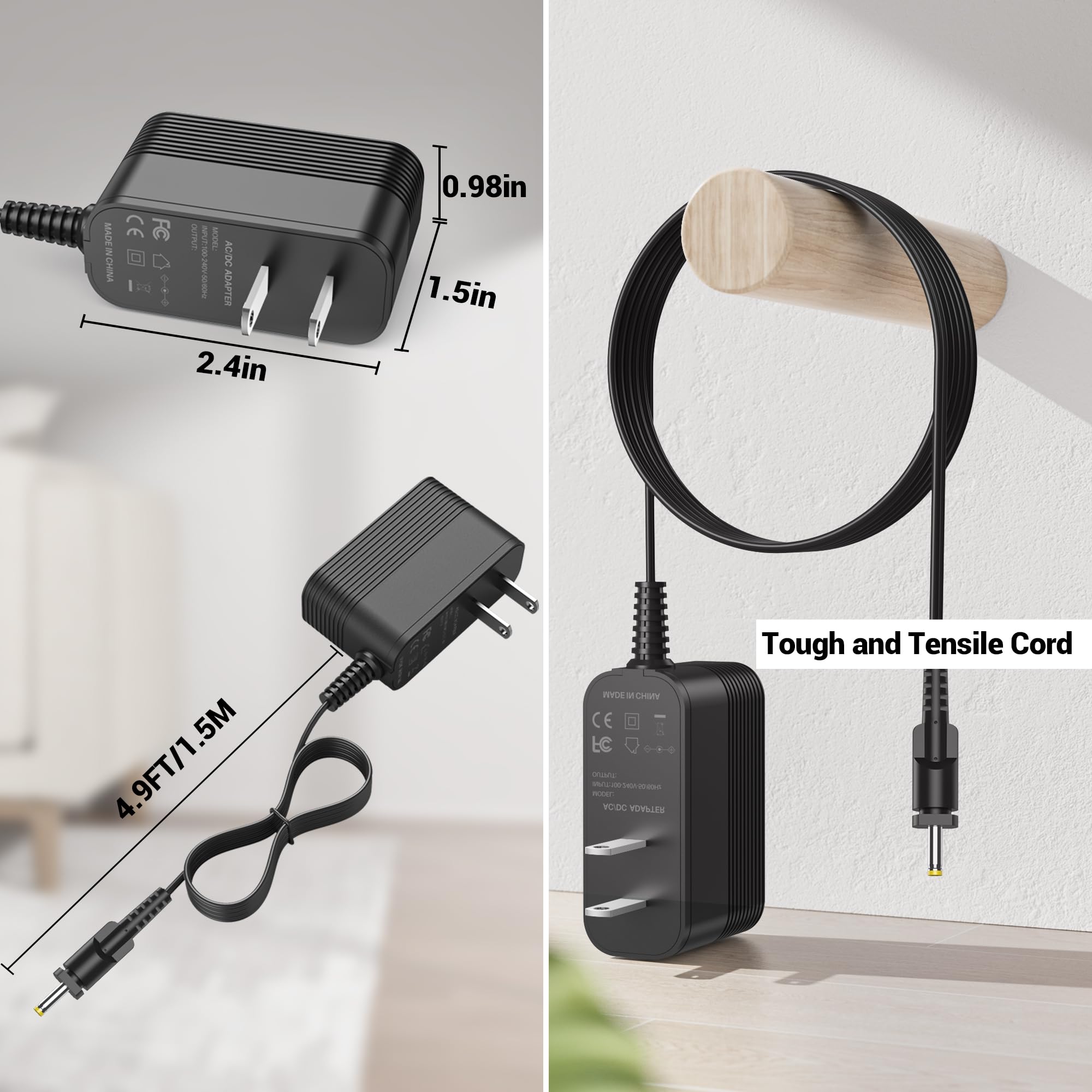 9.6V Charger for Shark Ultra Cyclone Pro Cordless Handheld Vacuum CH901