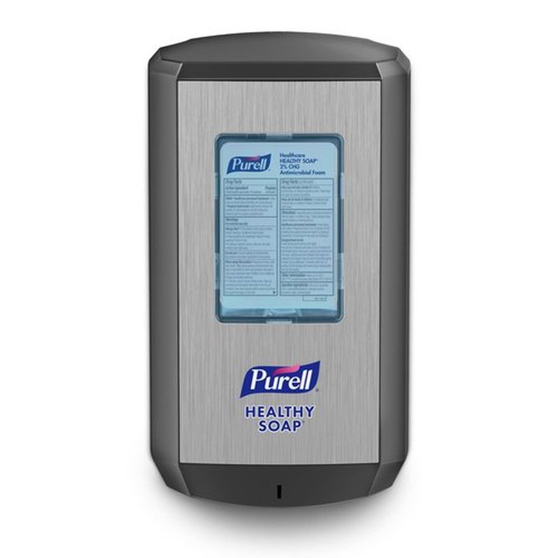 PURELL CS6 Automatic HEALTHY SOAP Dispenser, Graphite, for 1200 mL PURELL CS6 HEALTHY SOAP Refills (Pack of 1) - 6534-01 - Manufactured by GOJO, Inc.