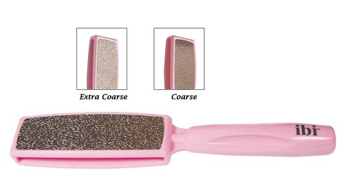 IBI 2-Sided Nickel Foot File Rasp for Callus Removal, Hypoallergenic, Empty Type