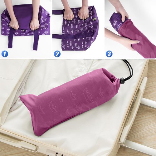 Collapsible Bucket for Soaking Feet, Purple Portable Travel Foot Bath Tub, Foot Soaking Bath Basin Portable, Foot Spa Soaking Feet Home Pedicure Basin Outdoor Camping