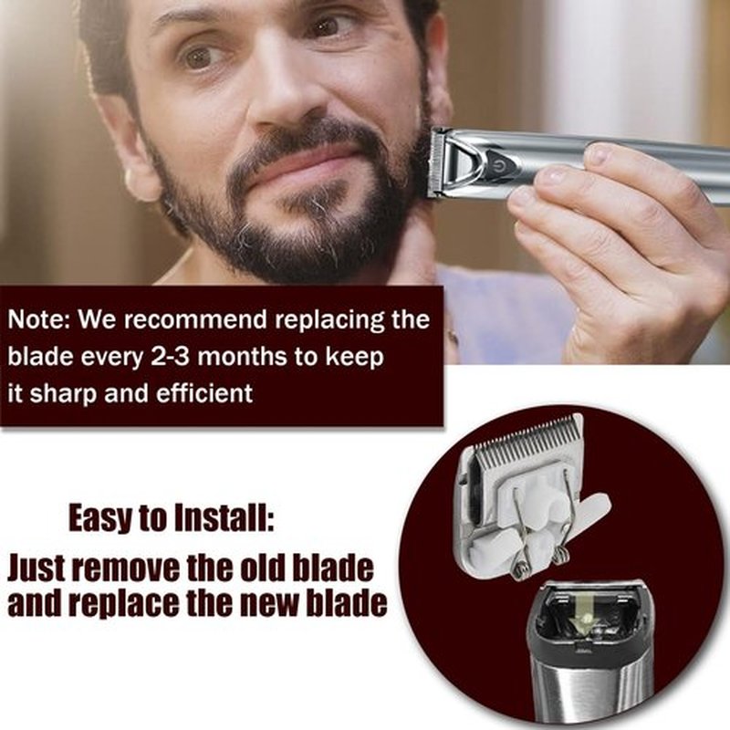 30MM Stainless Steel Replacement Blade Compatible with WHAL All-in-One Lithium Ion Trimmers,Model 59300 (Silver, 1 piece)