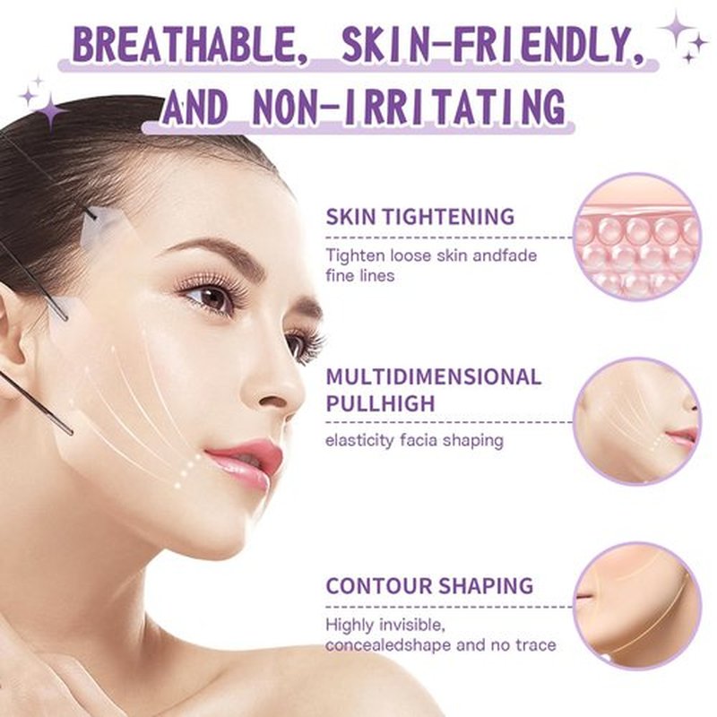 MUOCOBU Neck Lift Tape Face Lift Tape 200PCSfgsefsefsefntdrgdrjn51