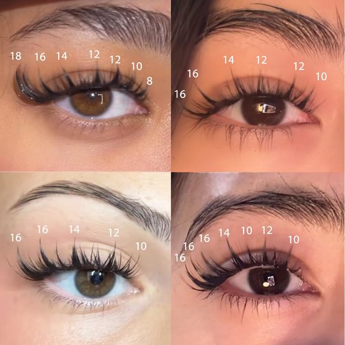 Fairy Lash Clusters Manga Cluster Eyelash NINGLASH Anime Lash Clusters Wispy Eyelashes Extensions Natural Look C Curl Individual 8-18MM 140pcs Wet-Look Spiky Eye Lash Ultra-Thin Clear Lash Band