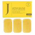 Jericho Dead Sea Sulfur Soap with Olive Oil – Helps with Acne, Psoriasis, Eczema & Blackheads – For Oily to Normal Skin – Vegan Face & Body Bar for Men & Women, 4.4 Oz / 125 g (Pack of 3)