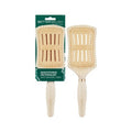EcoTools Smoothing Detangler Hairbrush, Brush For Wet Or Dry Hair, Pain-Free Detangling, Style & Smooth Hair, Heat Resistant Brush, Renewable Bamboo & Flexible Bristles, Vegan & Cruelty-Free, 1 Count
