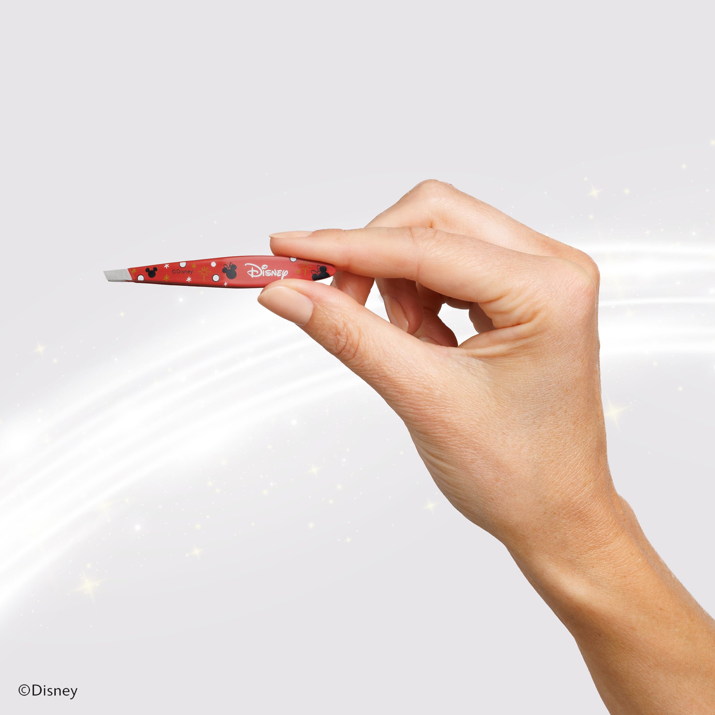 Tweezerman Mini Slant Tweezer – Tweezers for Eyebrows, Magic All Around