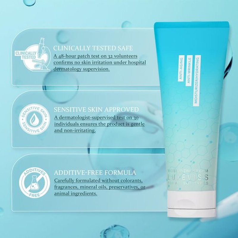 Leadyeah Advanced Crepey Skin Repair Cream – Anti Wrinkles for Crepey and Sagging Skin – Tightening-Looking Moisturizer for Face, Neck, Chest & Body – 100g