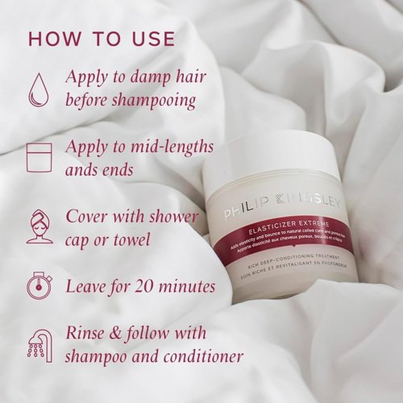 Philip Kingsley - Elasticizer Deep Conditioner | Hydrating Hair Mask for All Types | Reduces Breakage & Frizz | 1.35oz