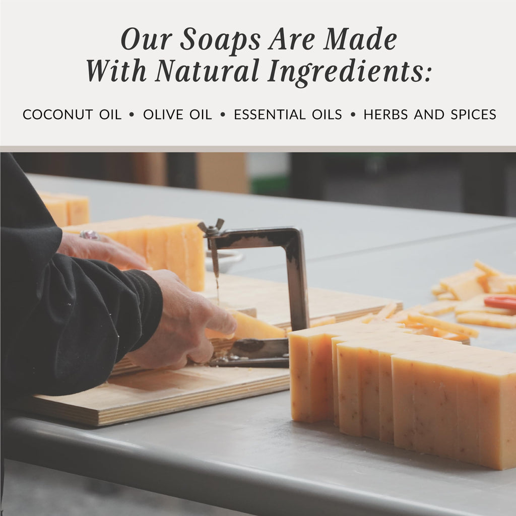 Plantlife Man and Nature All-N-1 Pack of 3 Bar Soap - Moisturizing and Soothing Soap for Your Skin - Hand Crafted Using Plant-Based Ingredients - Made in California 4.5oz Bar