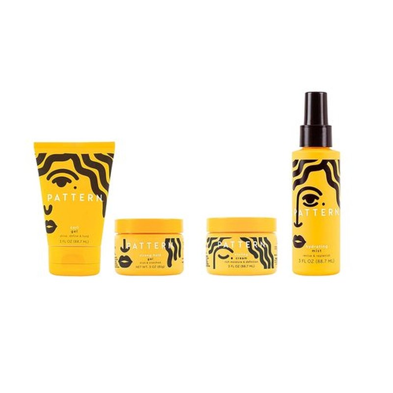 PATTERN Beauty Mini Stylers Kit - Hydrating Mist, Curl Gel & Cream for Curly Hair | 3 Fl Oz