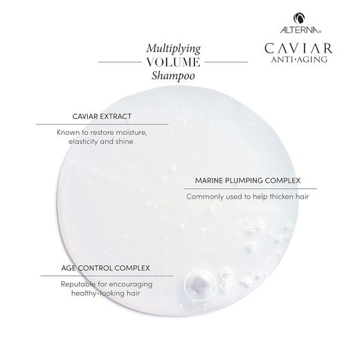 Alterna Caviar Anti-Aging Shampoo & Conditioner Set - Volume Boosting | 8.5 oz (2-Pack)