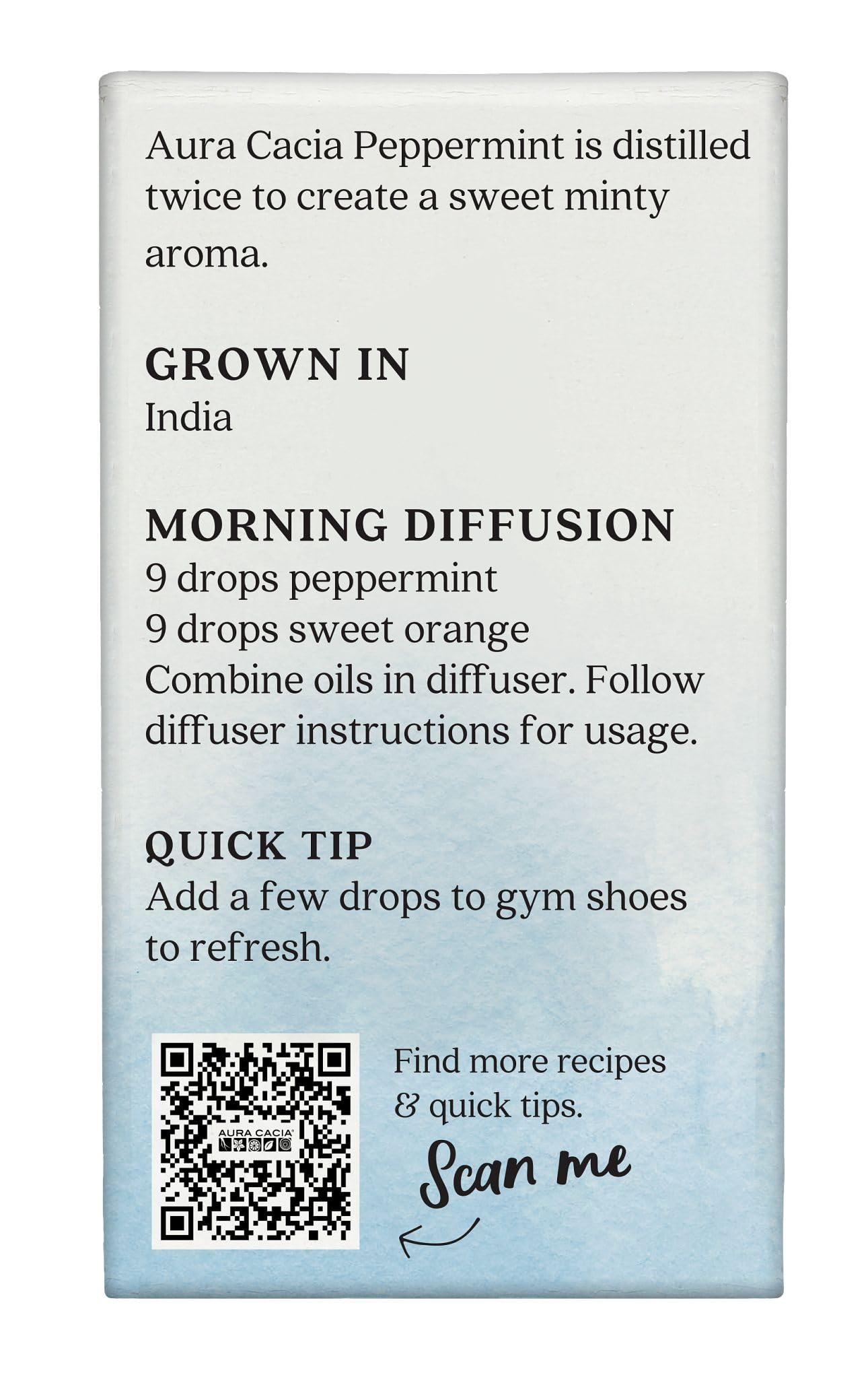 Aura Cacia Peppermint Essential Oil, Boxed 0.25 fl. oz.