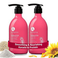 Luseta Keratin Shampoo & Conditioner Set - Nourishing Treatment for Color-Treated Hair | 2 x 16.9 Oz