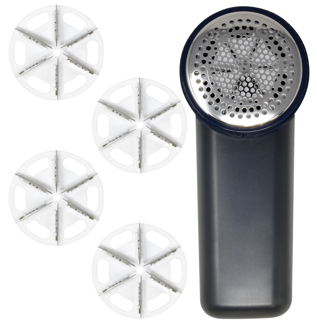 Electrolux Fabric Shaver Replacement Blades, 4-Pack, High Qulity 6-Leaf Blades for Safe and Efficient Lint and Pill Removal, Only Compatible with Electrolux Rechargeable Lint Remover