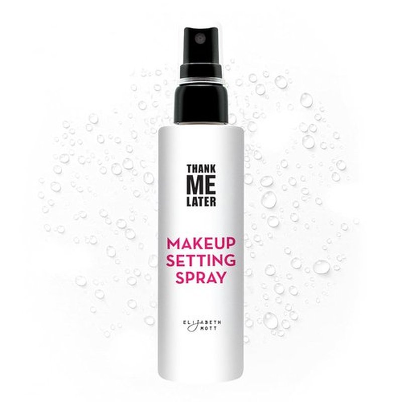 Elizabeth Mott Thank Me Later 3-in-1 Dewy Makeup Setting Spray - Hydrating, Long-Lasting Mist with Niacinamide | Travel-Size 30ml