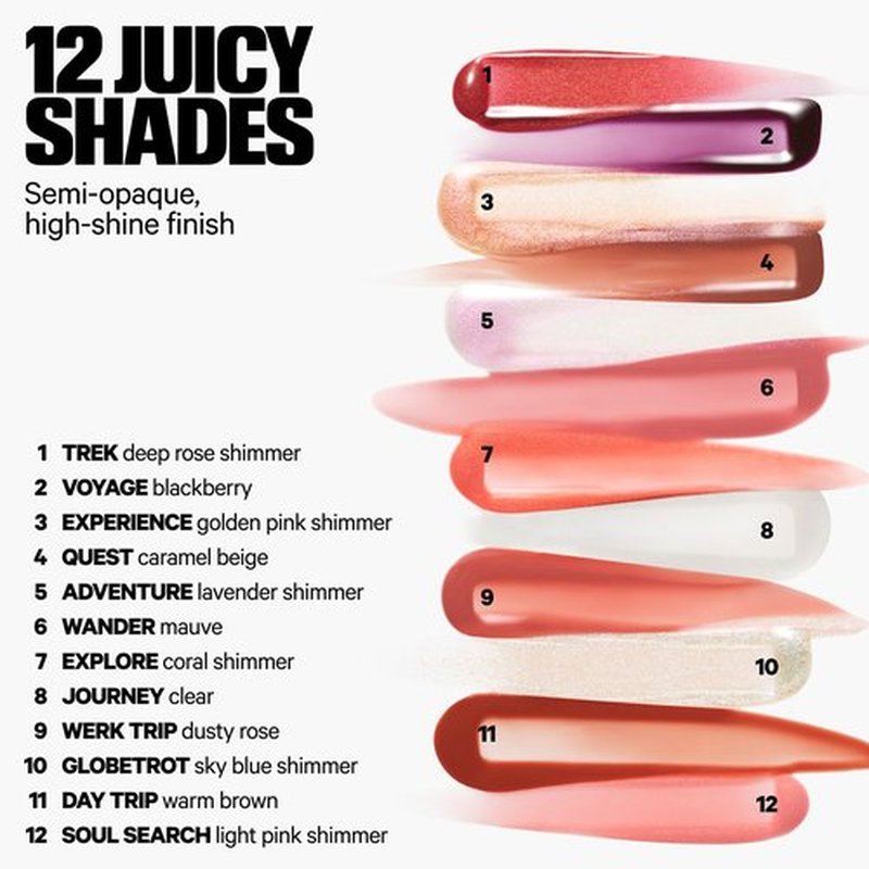 Milk Makeup Odyssey Lip Gloss – Non-Sticky, Hydrating + Sheer-Tinted Gloss with Long-Lasting, High Shine Finish – Vegan Formula Nourishes with Jojoba Oil – Soul Search (Light Pink Shimmer), 0.2oz