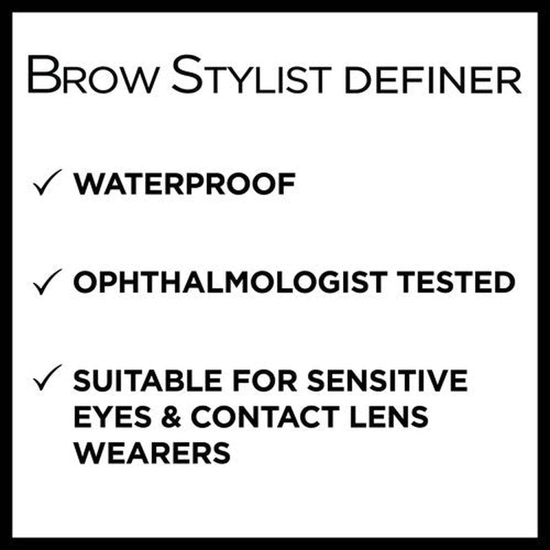 L'Oreal Paris Makeup Brow Stylist Definer Waterproof Eyebrow Pencil,Ultra-Fine Mechanical Pencil,Draws Tiny Brow Hairs and Fills in Sparse Areas and Gaps,Blonde,0.003 Ounce,(Pack of 2)