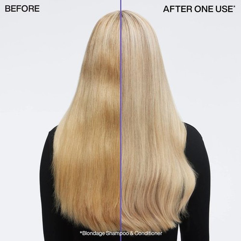 Redken Blondage Purple Conditioner - Tones & Moisturizes Brassy Blonde Hair | 33.8 Fl Oz