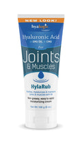 HylaRub HA Joint & Muscle Cream – Hyaluronic Acid Muscle Rub w/ Emu Oil & CMO – Non Greasy, Soothes, Moisturizes & Maintains Shoulders, Knees, Back, Hips & More 6 oz. by Hyalogic