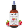 PURA D'OR 3.38 Oz ORGANIC Raspberry Seed Oil - 100% Pure USDA Certified, Cold Pressed Unrefined, Hexane-Free, Premium Grade - Sun Protection For Skin, Body & Hair