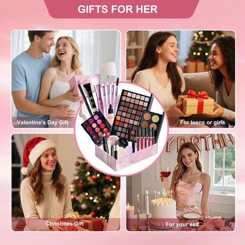 Makeup Set Full Kit for Women Teens Girls,makeup kit for teens,Beginner Make up Sets,Makeup Gift Set,makeup kits for women,All in One Make up Kit