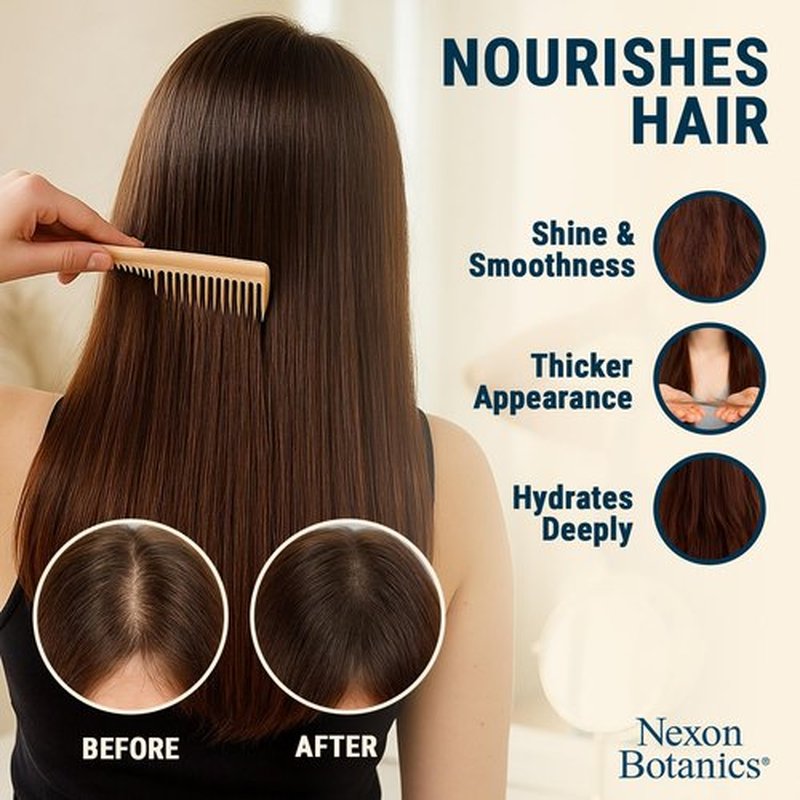 Rosemary Oil for Hair Growth 6 fl oz - Nourishing Blend for Frizz Control, Scalp Refresh & Stronger Hair - Aceite de Romero Para el Cabello - Nexon Botanics