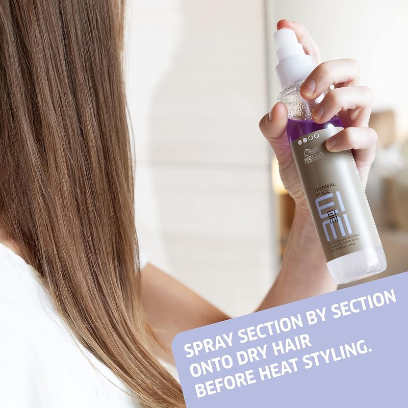 Wella Professionals Fusion Intense Repair Shampoo & Conditioner | Anti-Hair Breakage Bundle with EIMI Thermal Image Hairspray for Smoothness & Shine