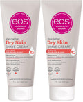 eos Shea Better Dry Skin Shaving Cream,Shave Cream for Women,Skin Care and Lotion with Coconut Oil,24-Hour Hydration,7 fl oz,Packaging May Vary,(Pack of 2)